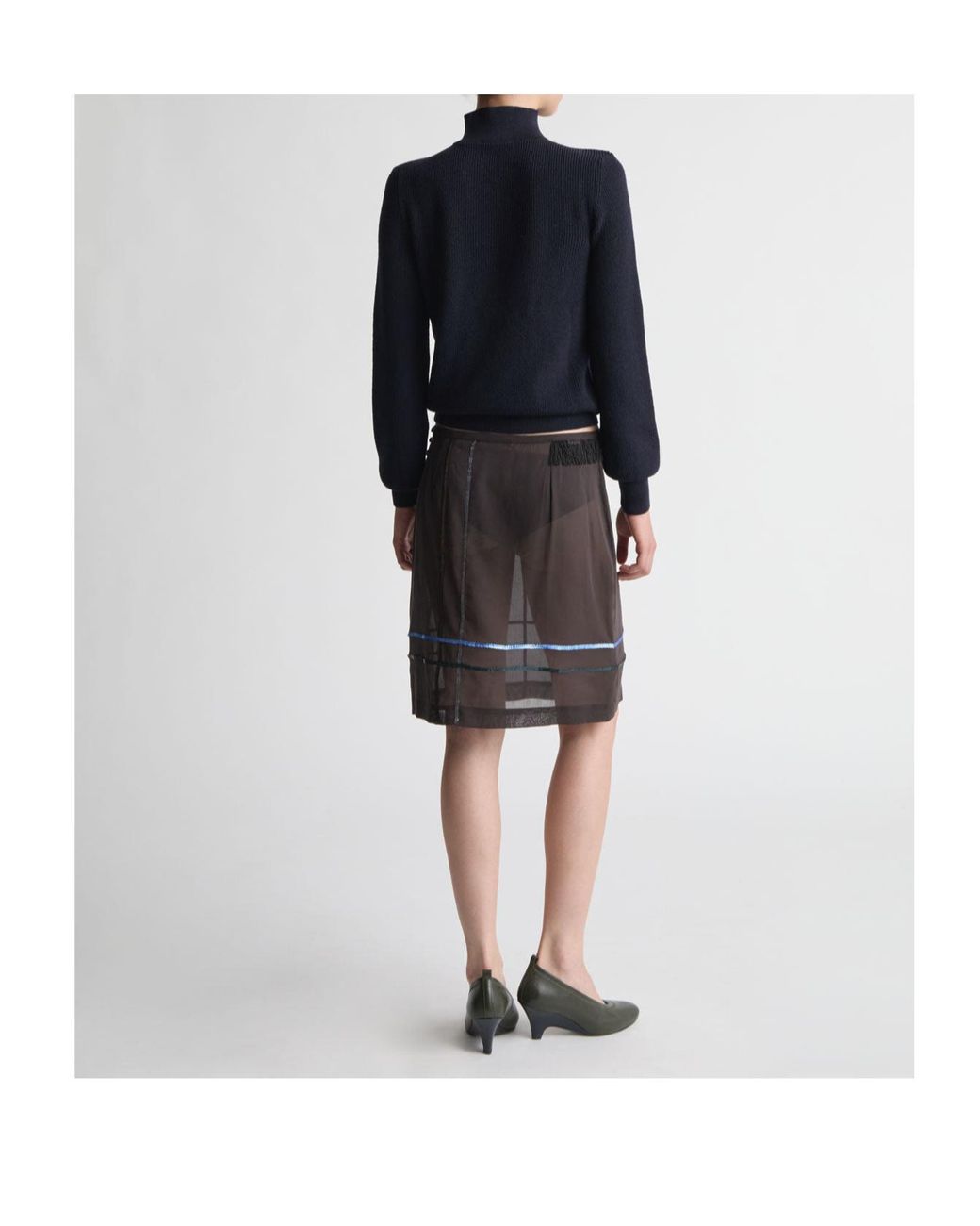 Paloma Wool Blue Turtleneck Sweater