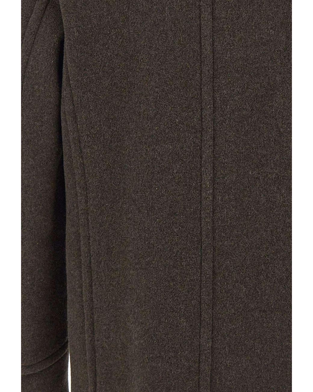 Paul & Shark Multicolor Ribbed-Collar Peacoat for men