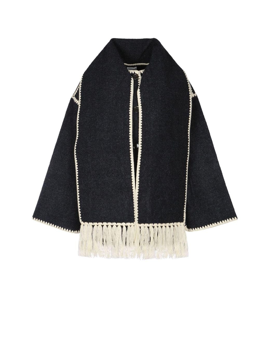 Totême Black Scarf Jacket