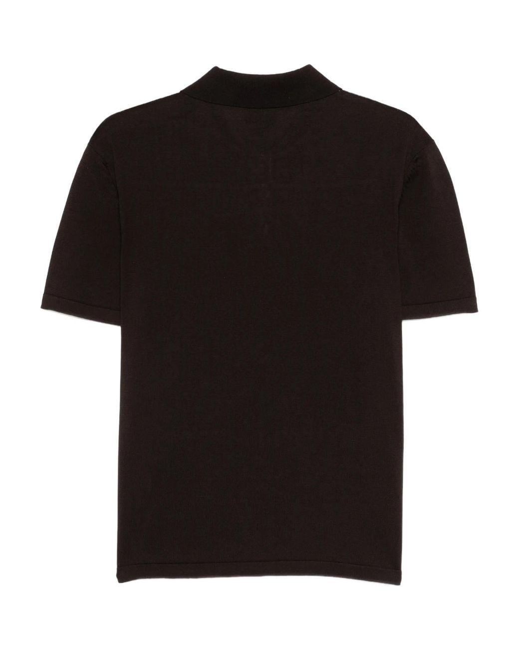 A.P.C. Black Chest Pocket Polo Shirt for men