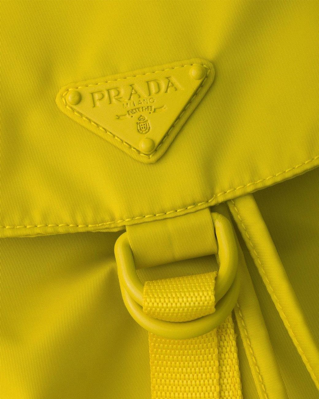 Prada Yellow Re-Nylon Backpack