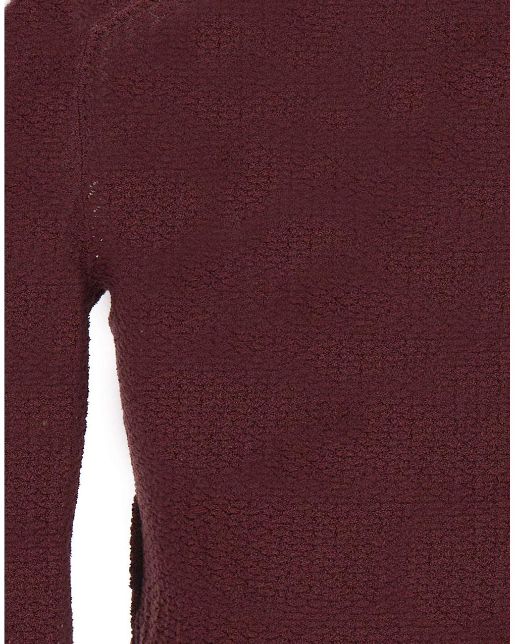 Marella Purple Mulino Ruffled Knitted Top
