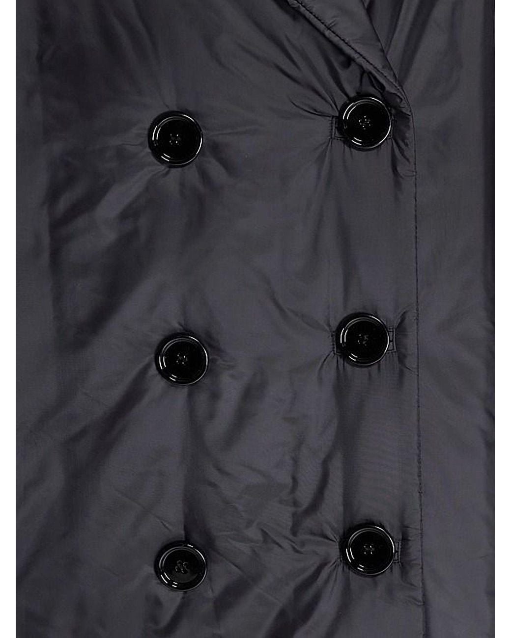 Max Mara Black Long-Sleeved Padded Jacket