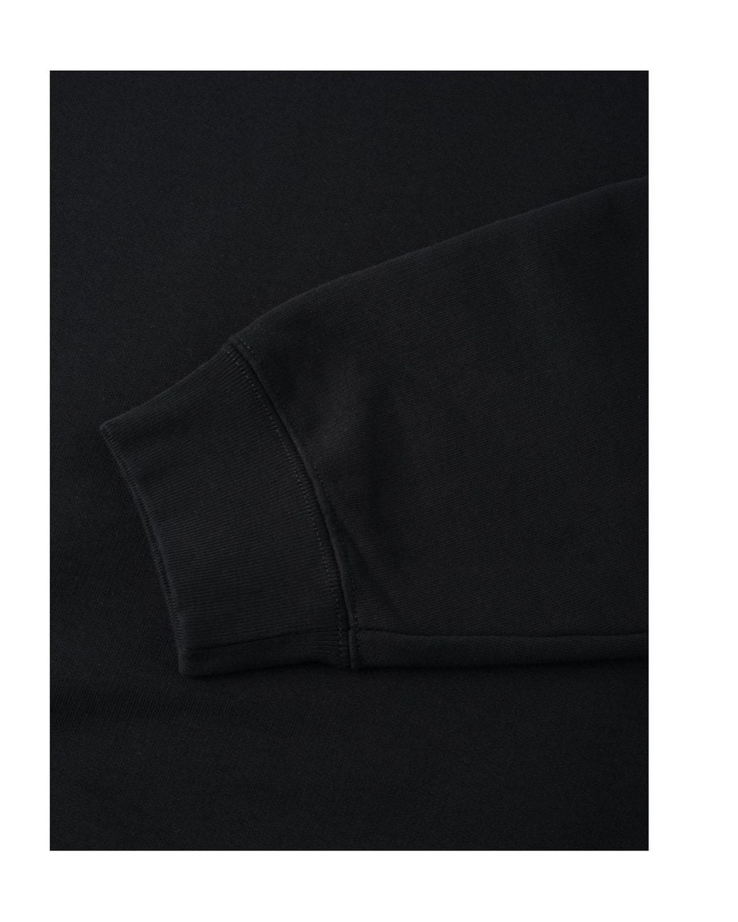 Canada Goose Black Logo Embroidered Crewneck Sweatshirt for men