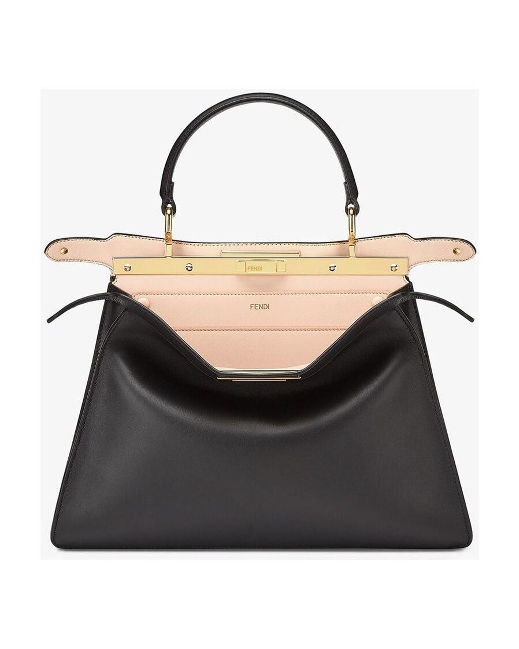 Fendi Black Calf Leather Bag