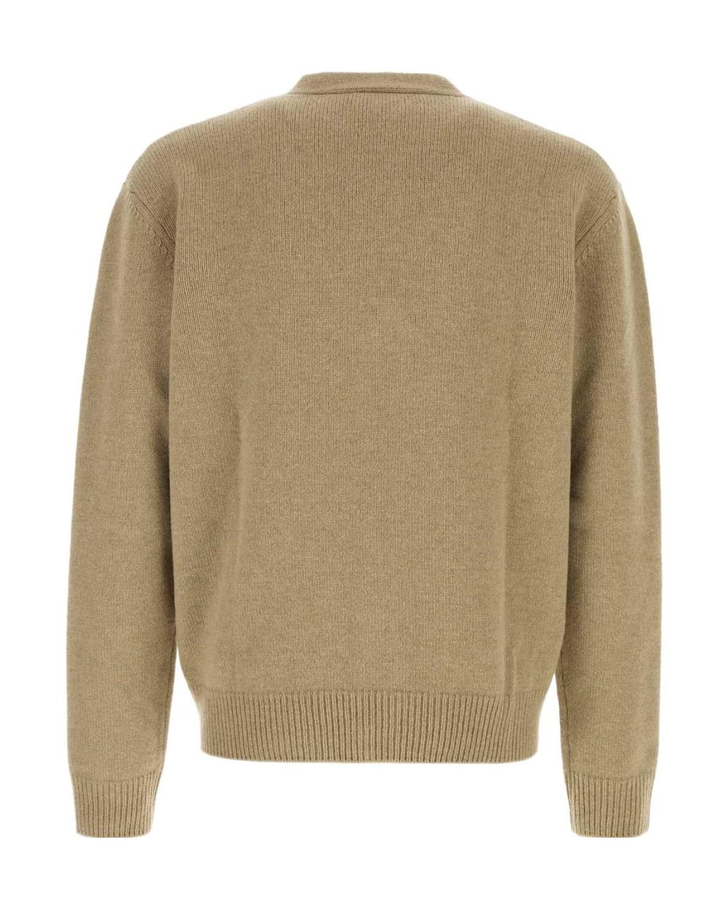 A.P.C. Natural Kevin V-Neck Cardigan for men