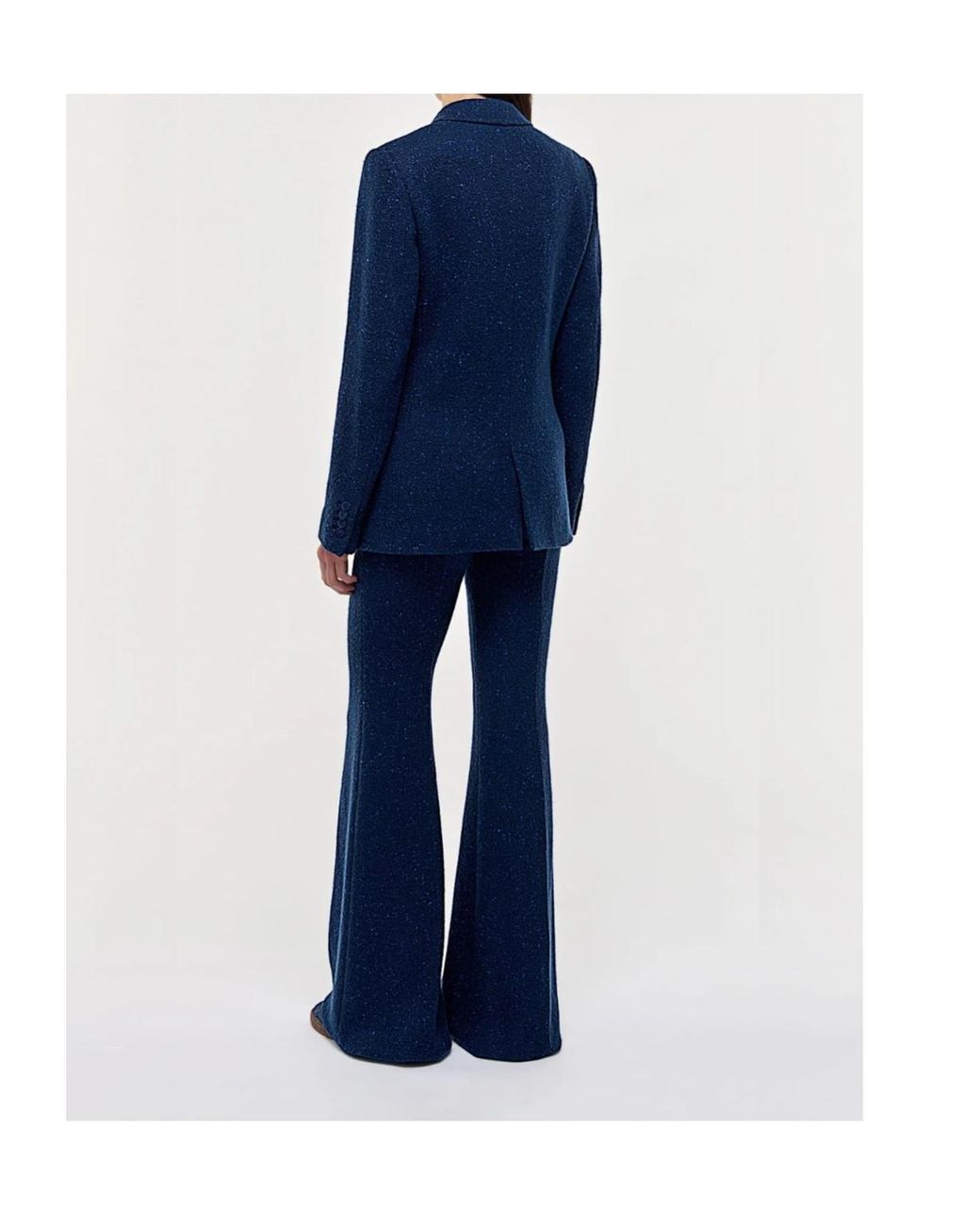 Gabriela Hearst Blue Rhein Flared Trousers