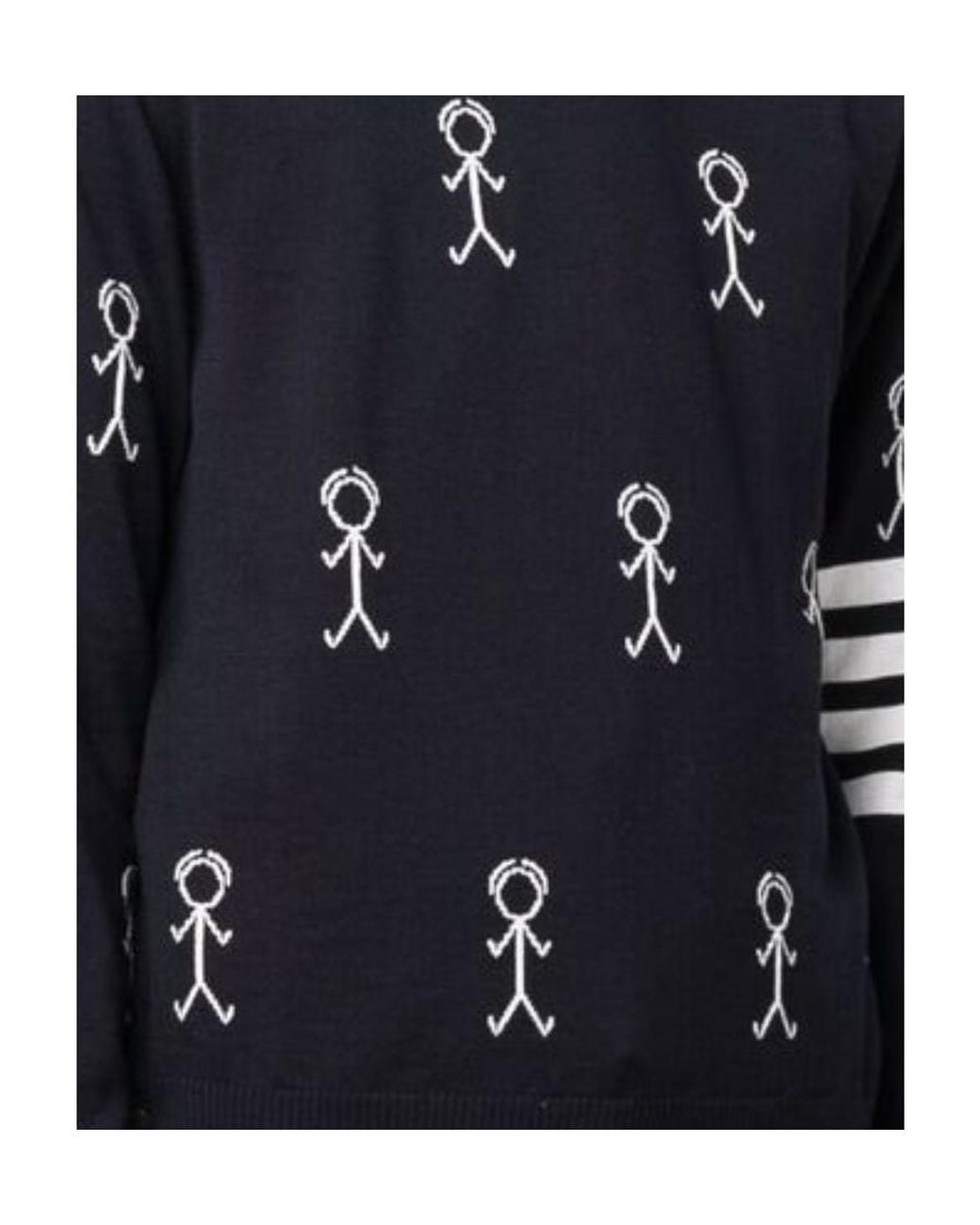 Thom Browne Blue Mr Thom Icons Jumper for men