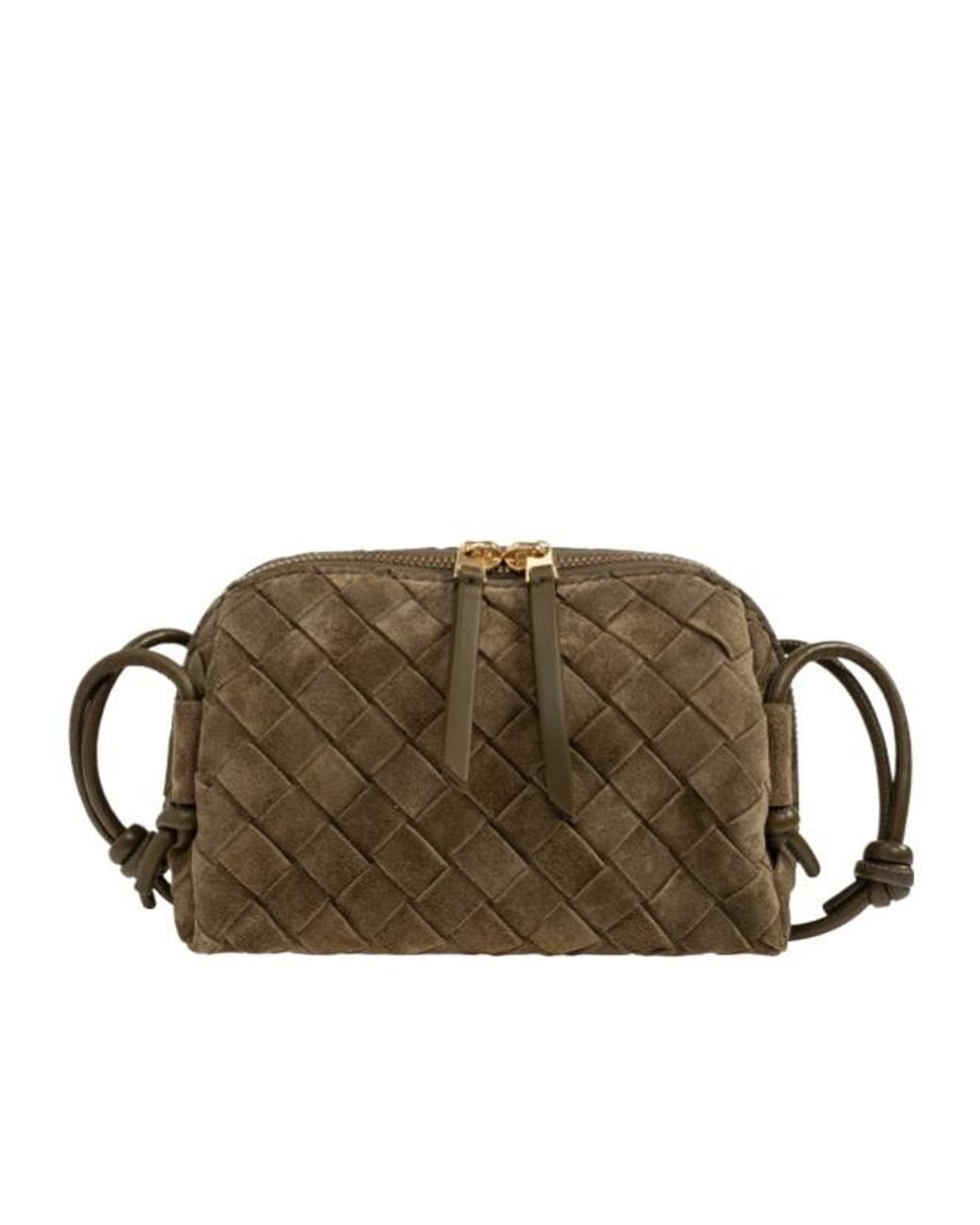 Bottega Veneta Brown Woven Shoulder Bag