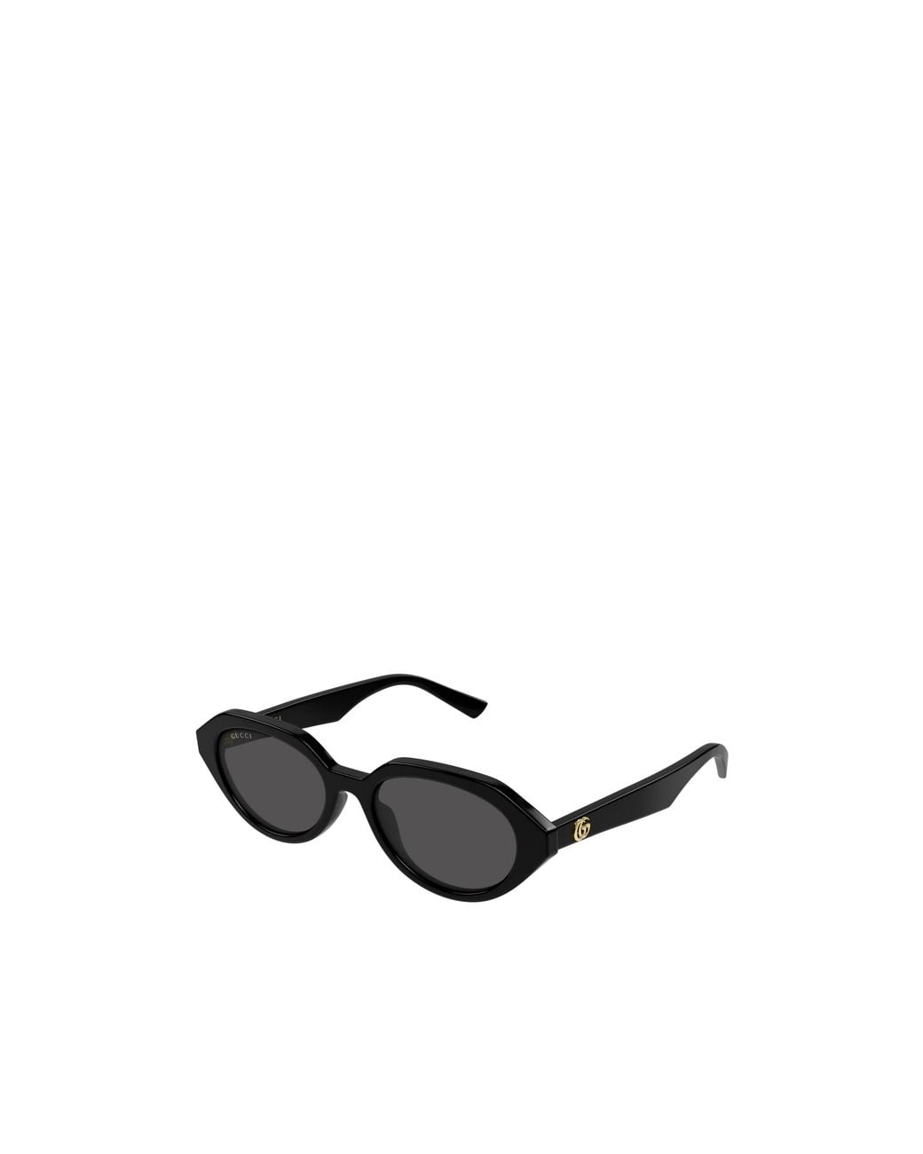 Gucci Black Eyewear Oval Frame Sunglasses