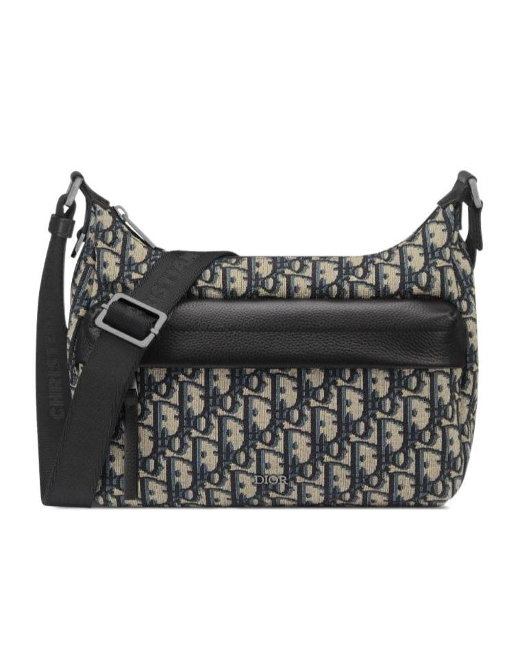 Dior Small Rider Soft Hobo Bag in Black for Men | Lyst