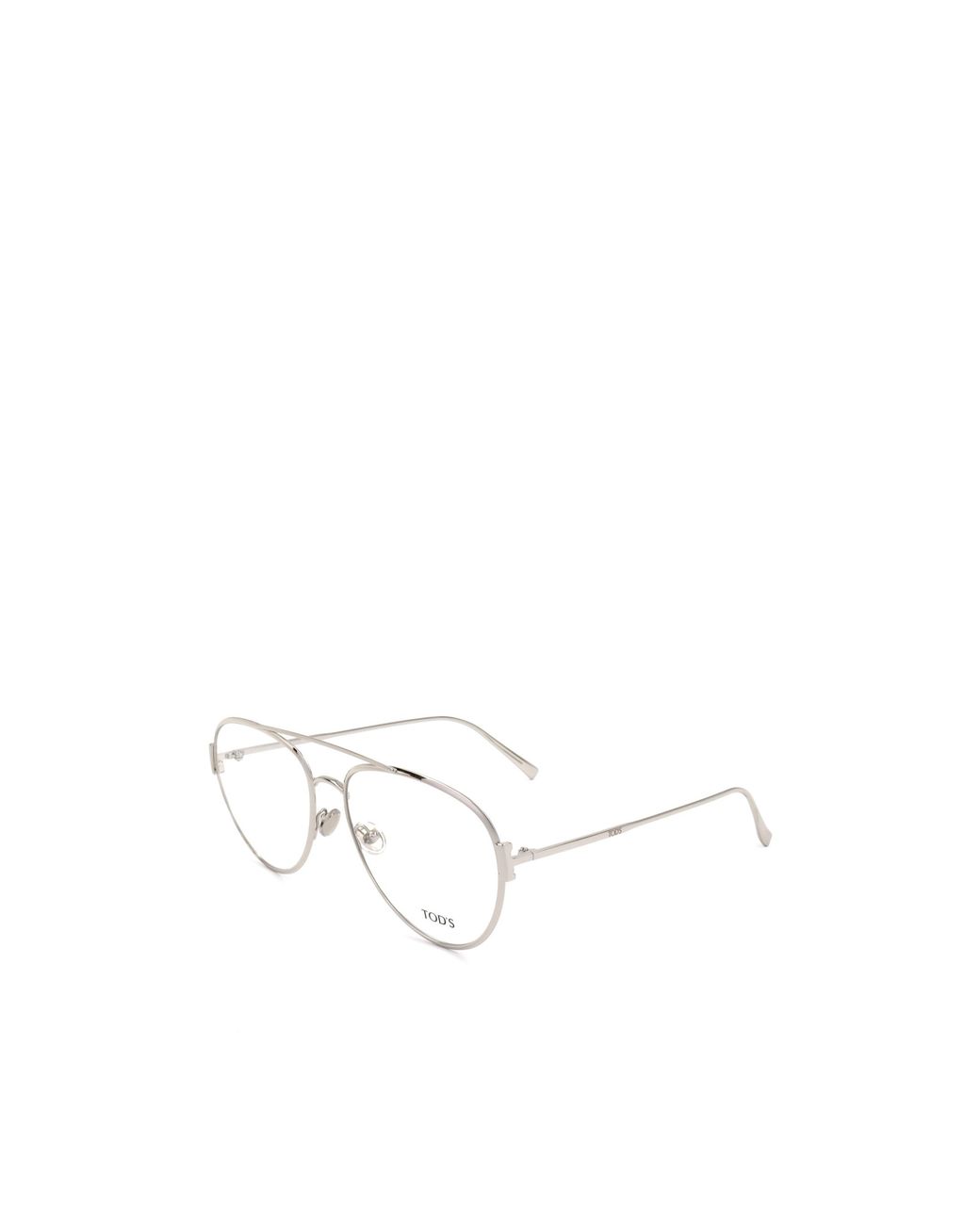 Tod's White Geometric Frame Flat Mirror