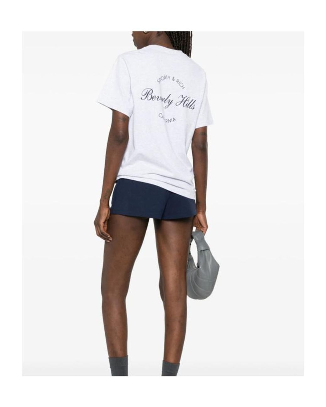 Sporty & Rich White Short-Sleeved T-Shirt