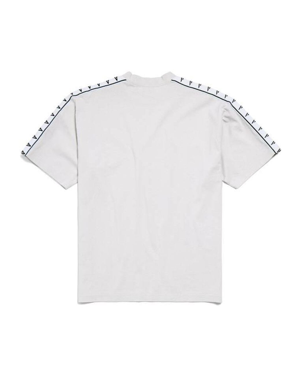 Balenciaga White Oversized Fit T-Shirt for men