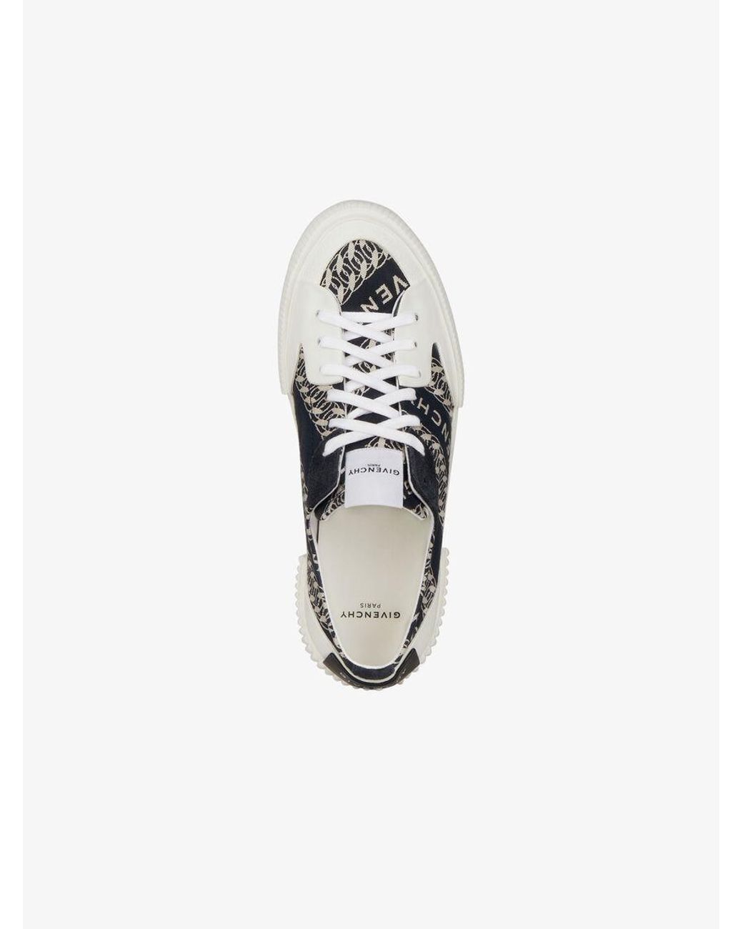 Givenchy White Chain Tennis Sneakers