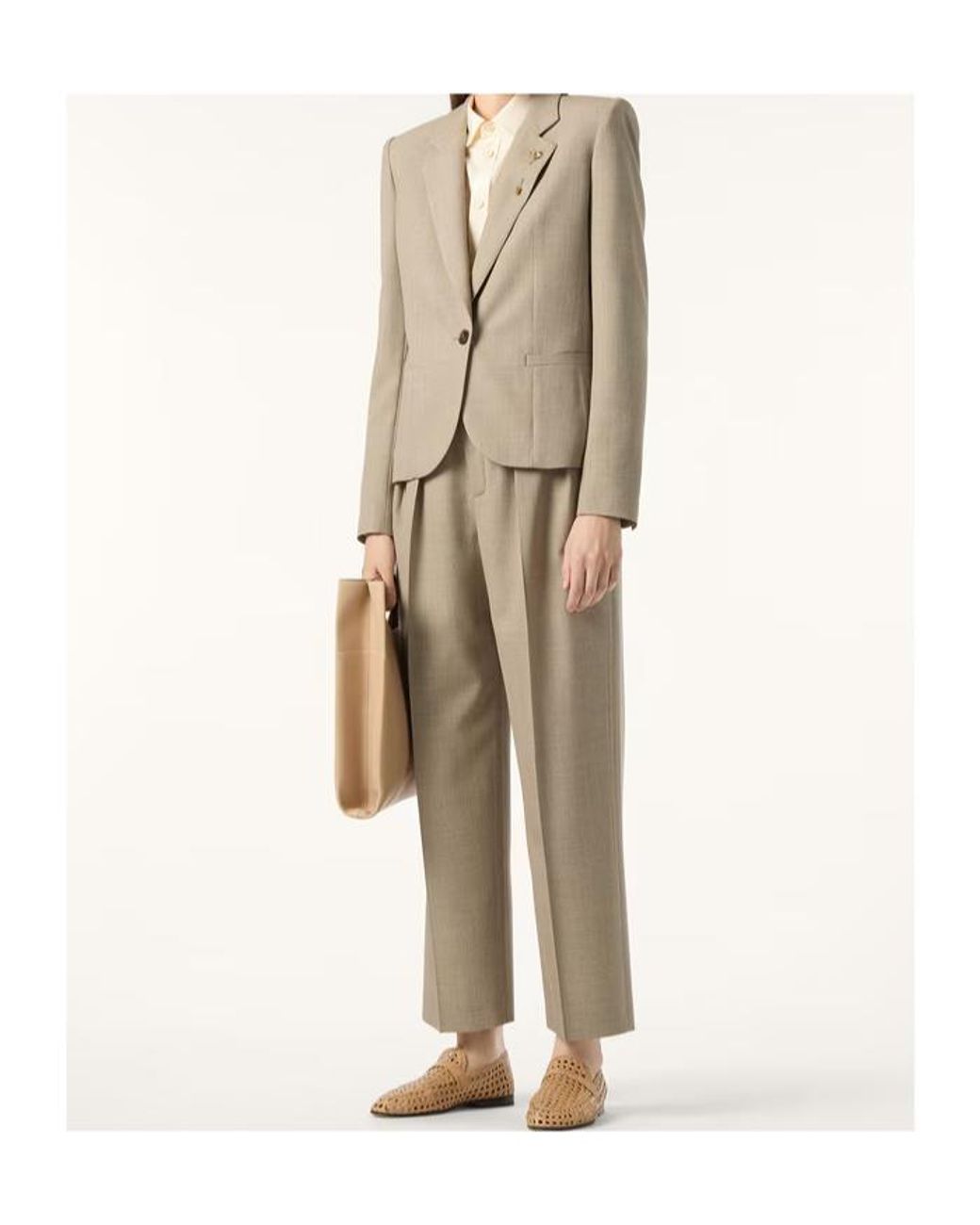 Loro Piana Natural Lindy Blazer
