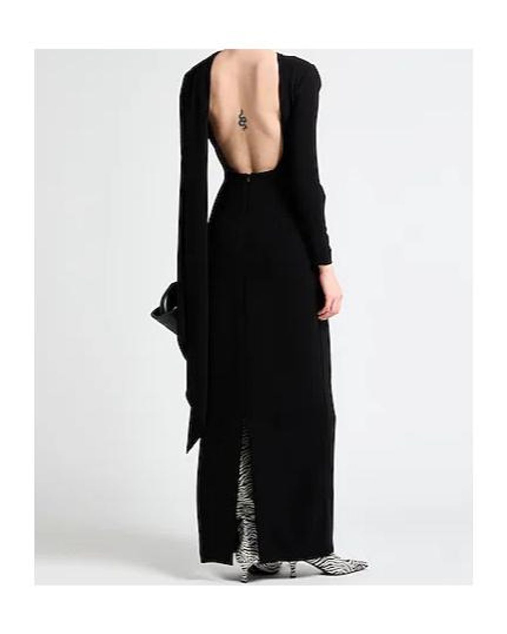 Balenciaga Black Long Dresses