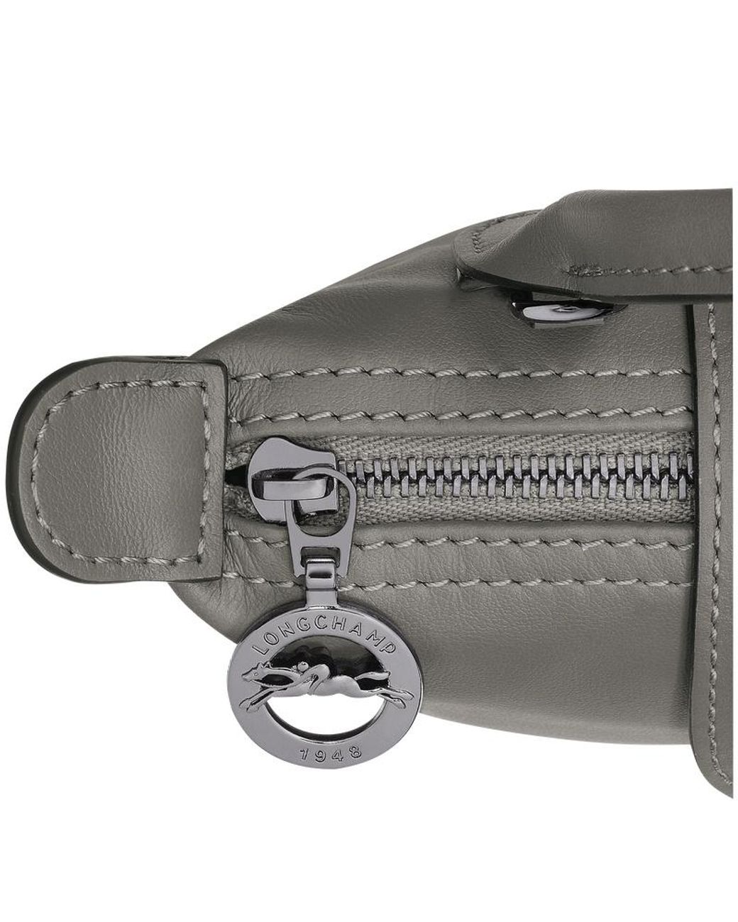 Longchamp Gray Le Pliage Xtra Xs Pouch Bag