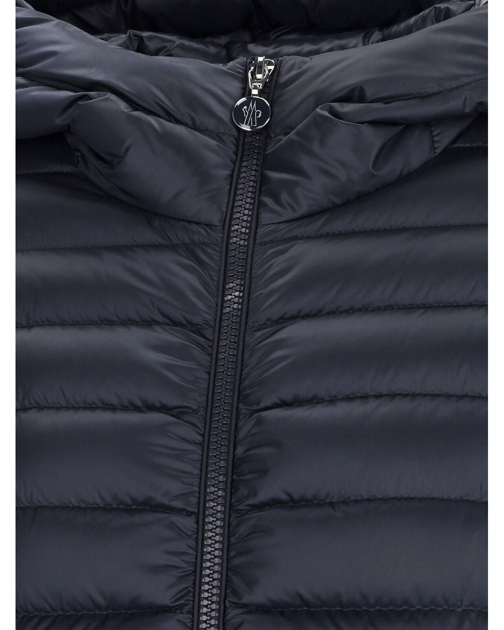 Moncler Blue Ige Zip-Up Padded Jacket