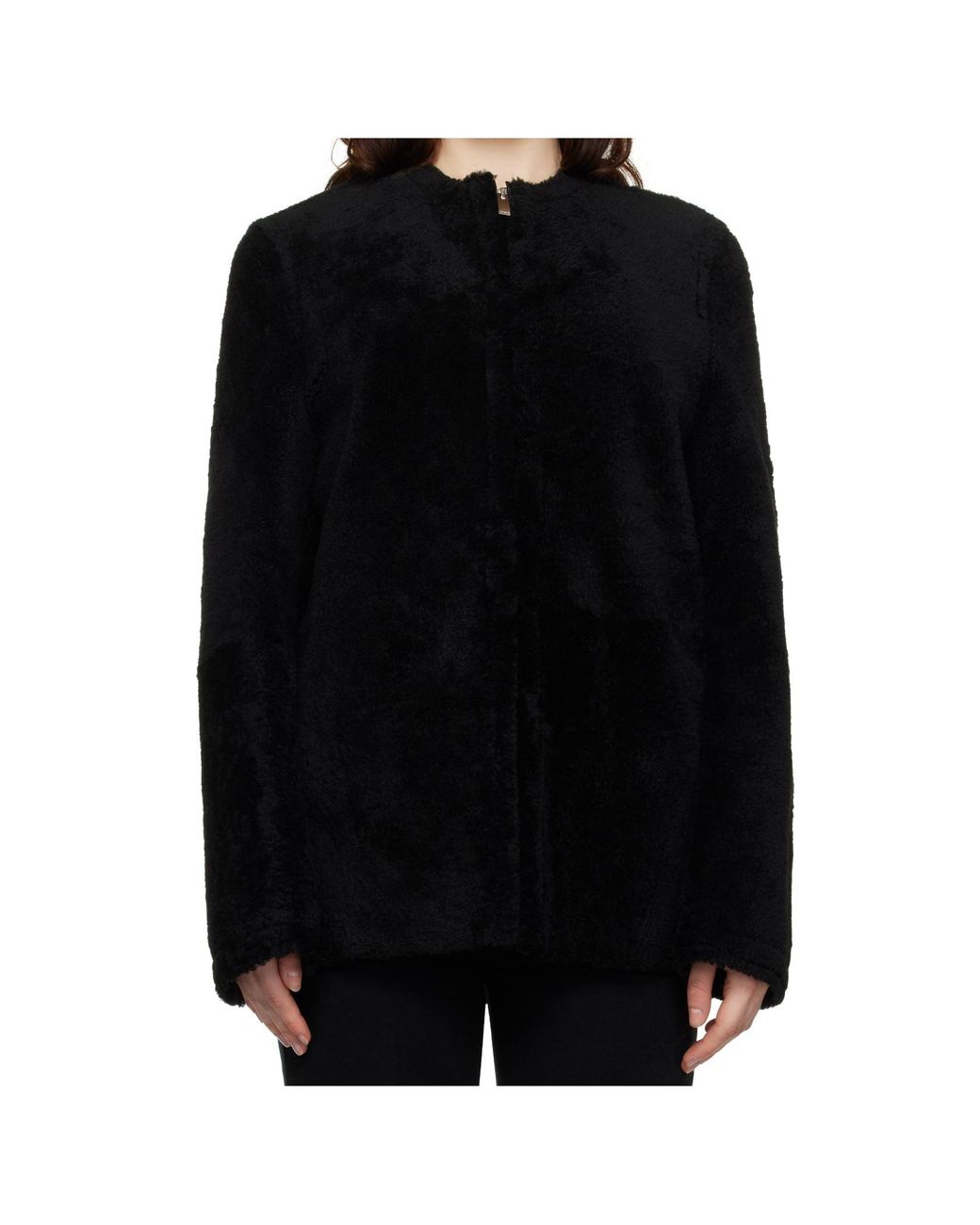 Totême Black Shearling Jacket