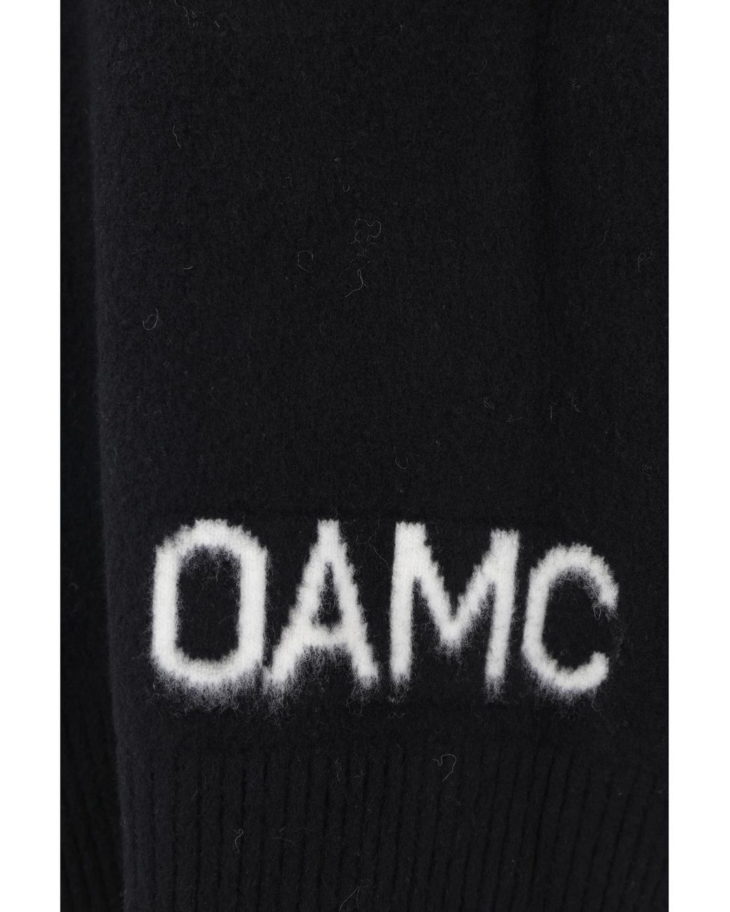 OAMC Blue Logo Intarsia-Knit Crewneck Jumper for men