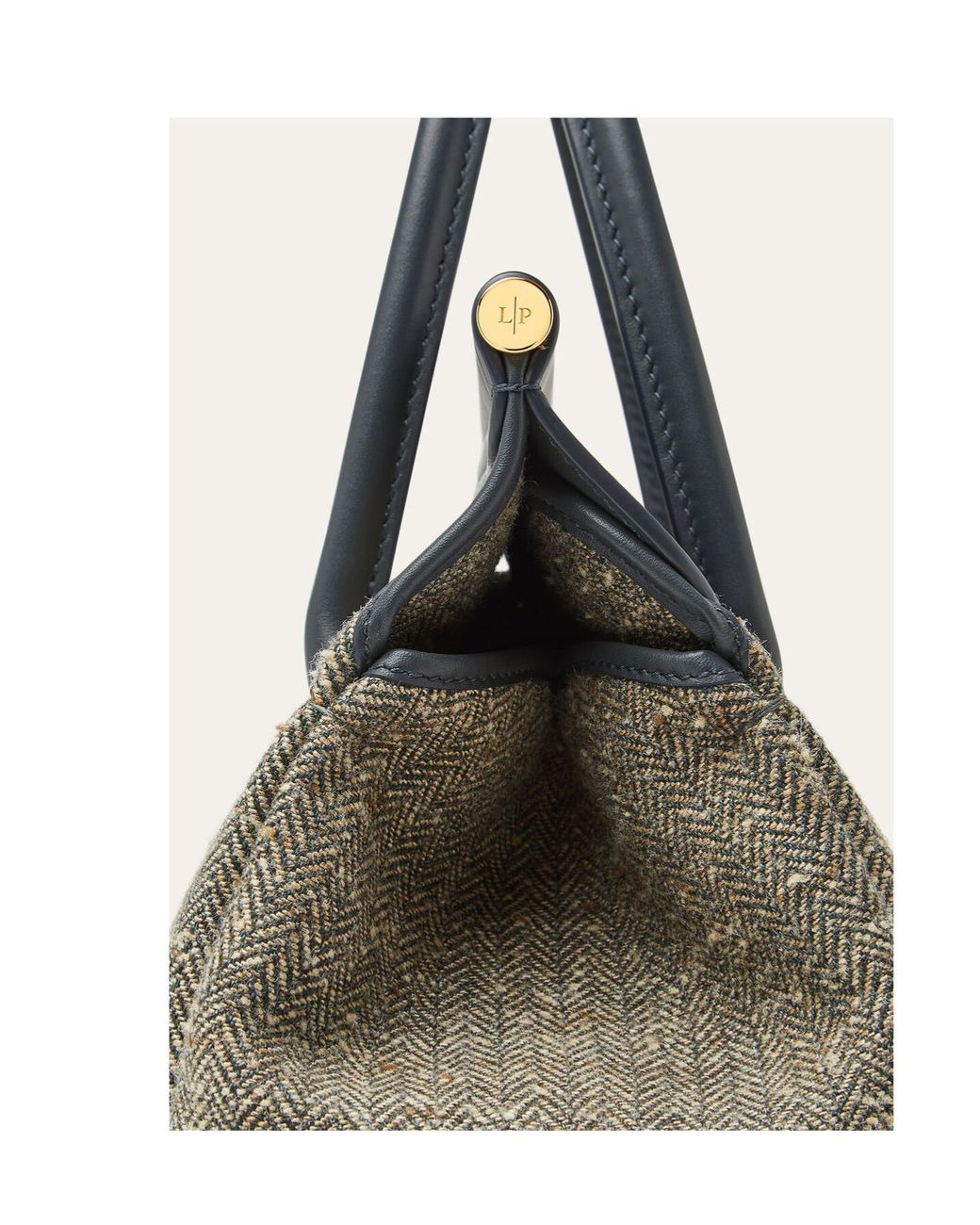 Loro Piana Black Loom Bag L25