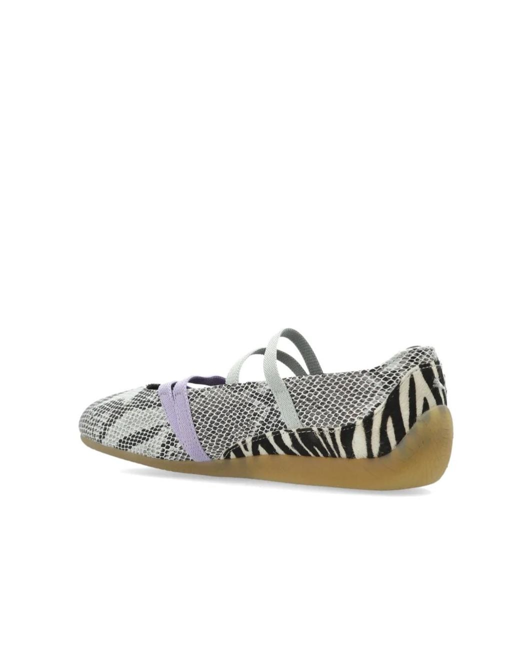 PUMA Black Round-Toe Ballet Flats