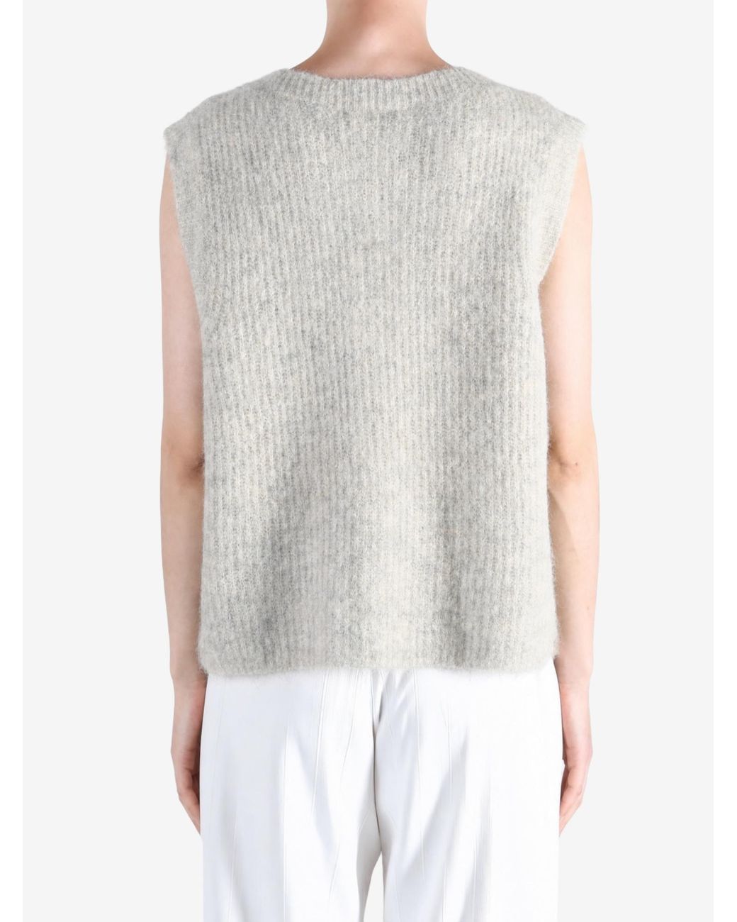 American Vintage Natural Sleeveless Knit Top