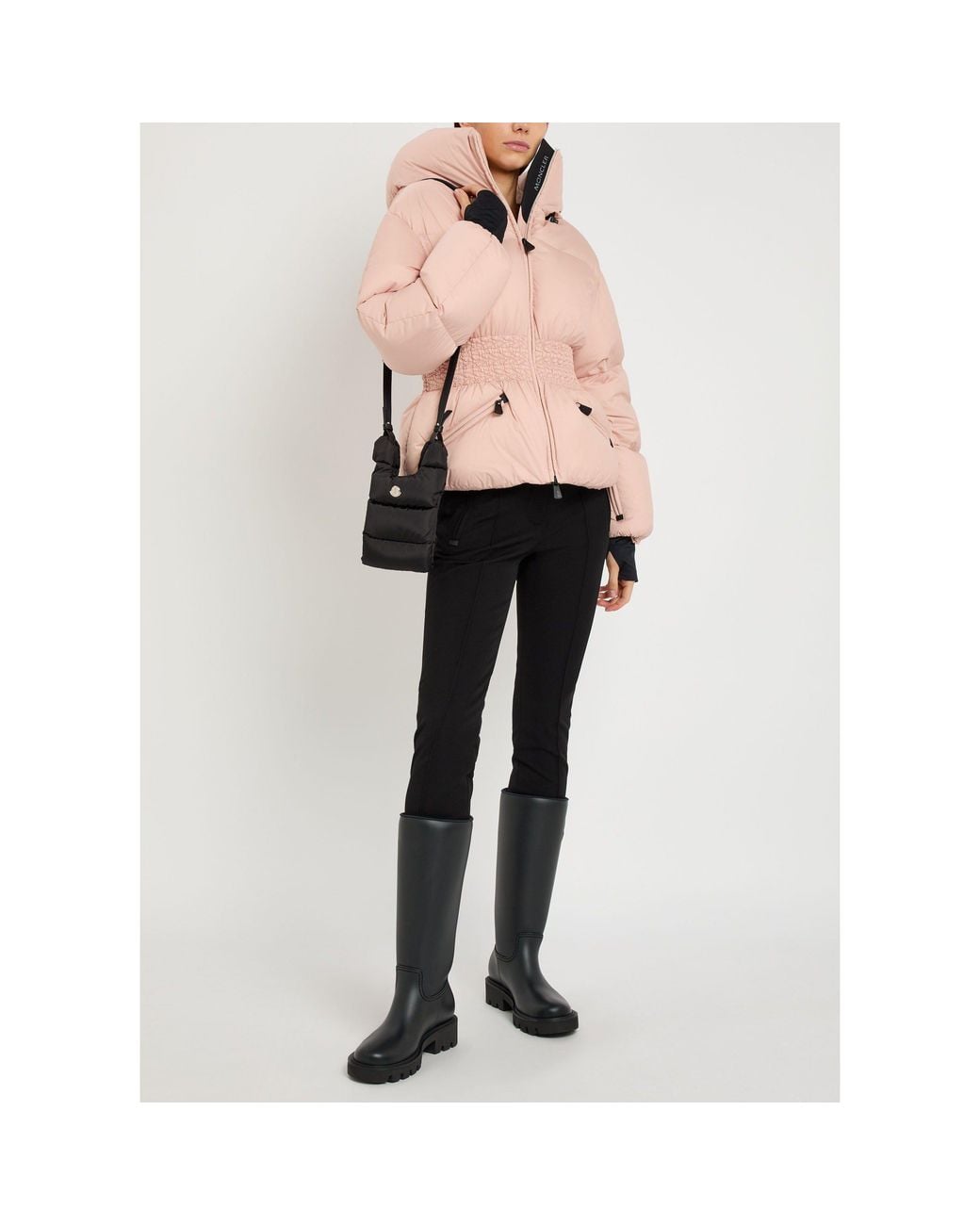 Moncler Pink Down Ski Jacket