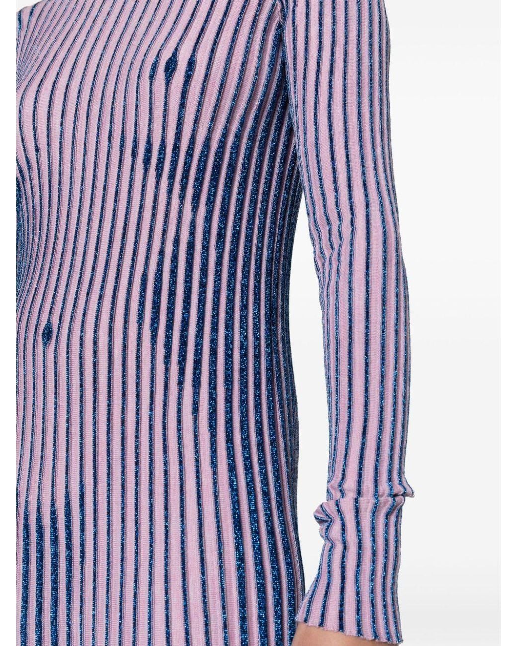 Jean Paul Gaultier Purple Print Dress
