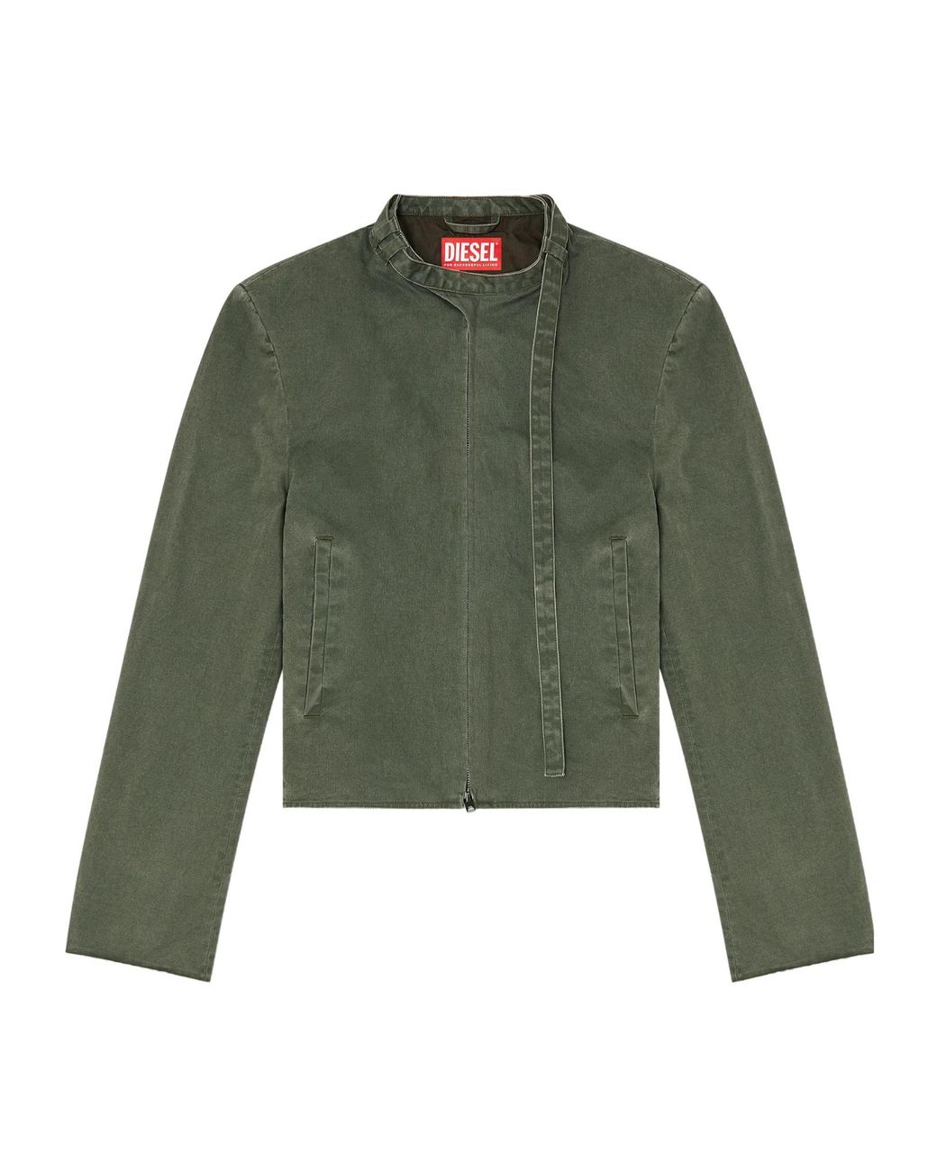 DIESEL Green J Nuriel Stand-Collar Jacket for men
