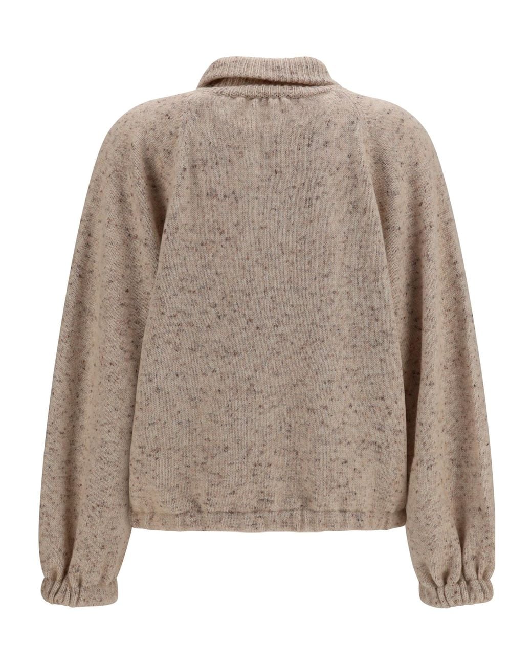 Fabiana Filippi Brown Oversized Bouclé Knitted Jacket