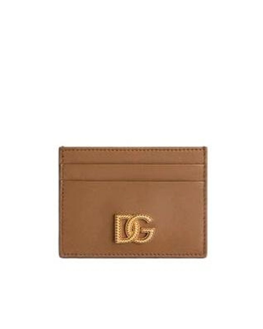 Dolce & Gabbana Brown Dg Logo Cardholder