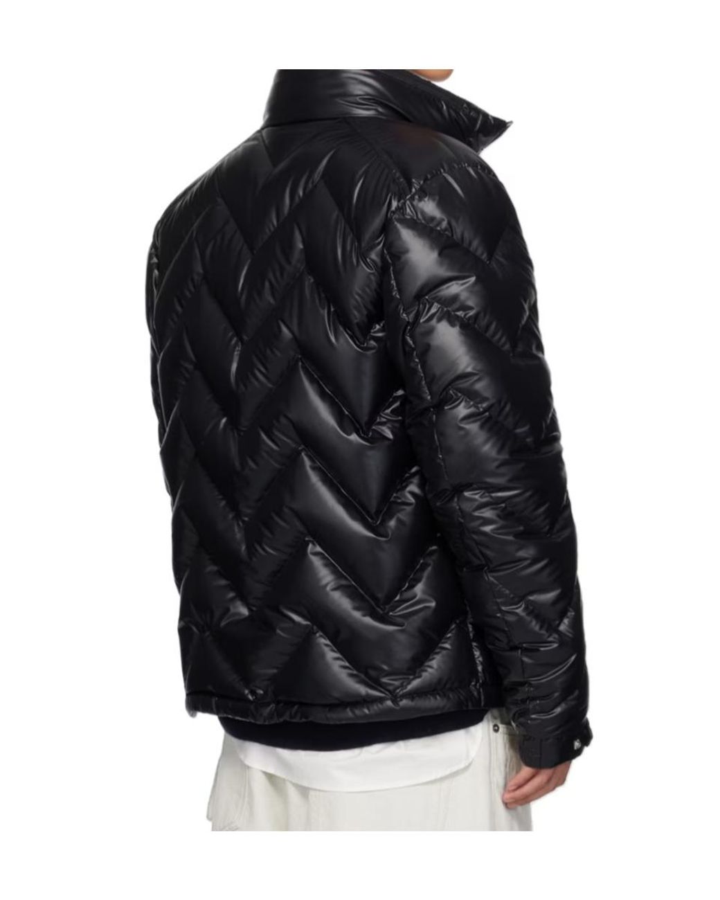 Moncler Black Logo Down Jacket for men