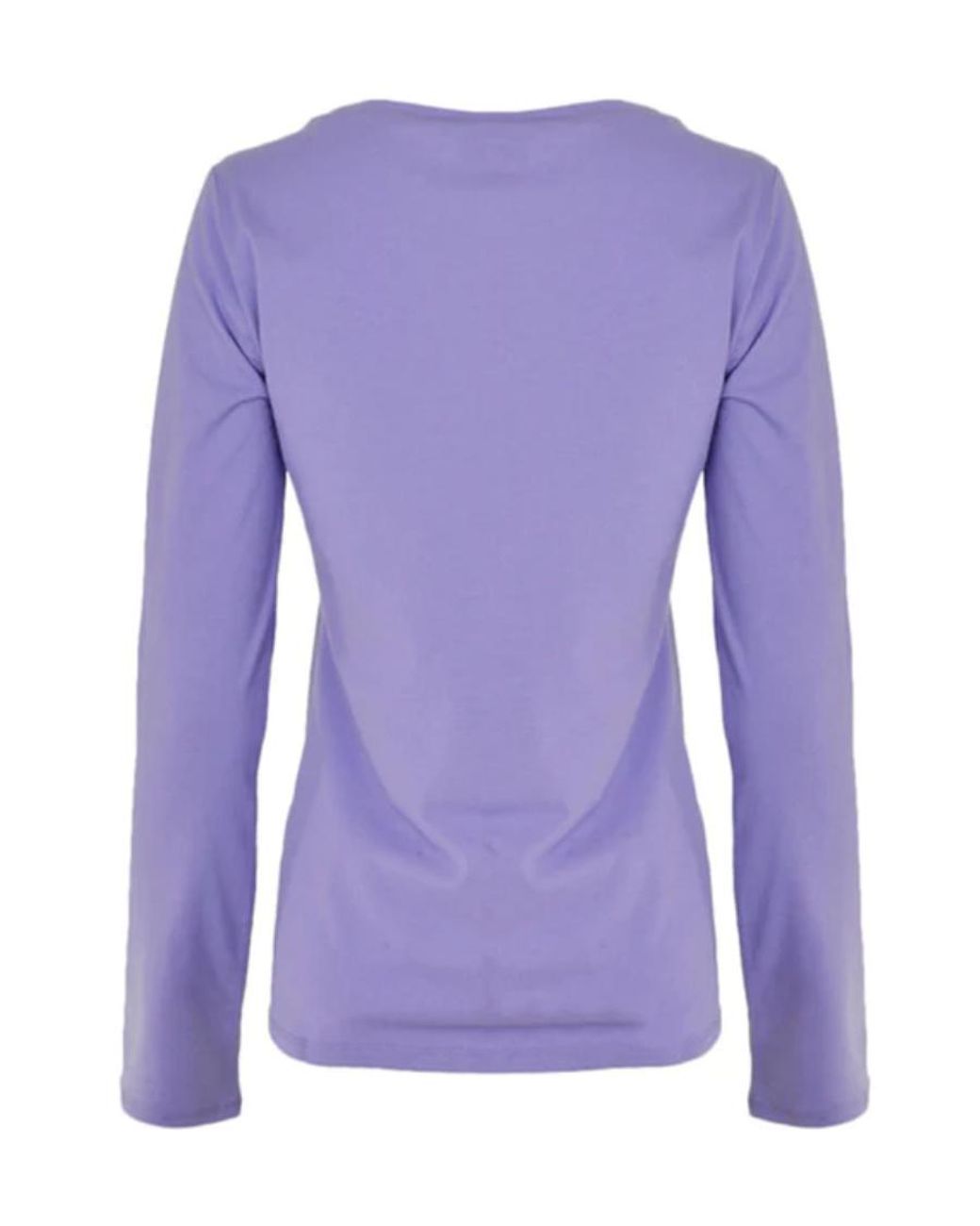 Armani Jeans Blue Logo Printed Long-Sleeved T-Shirt