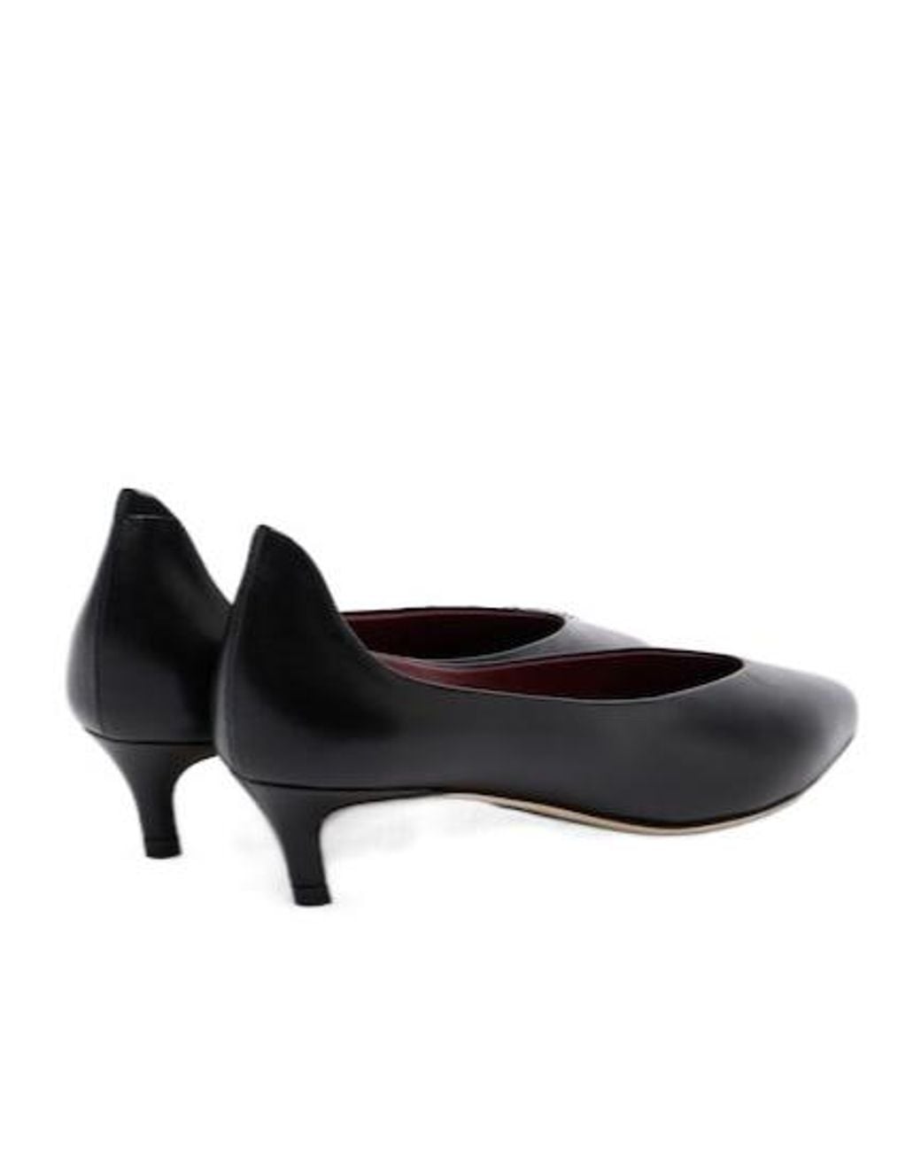 Magda Butrym Brown Embellished Leather Pumps