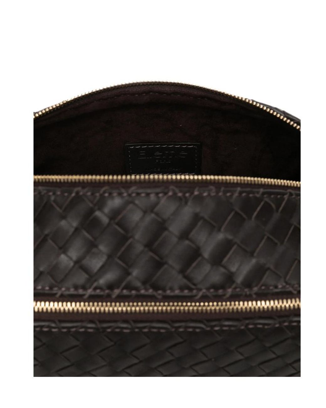 Elleme Black Woven Shoulder Bag
