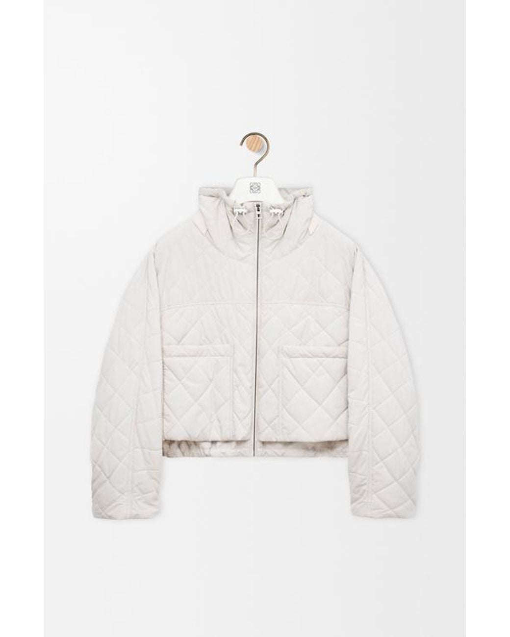 Loewe White Quilted Jacket