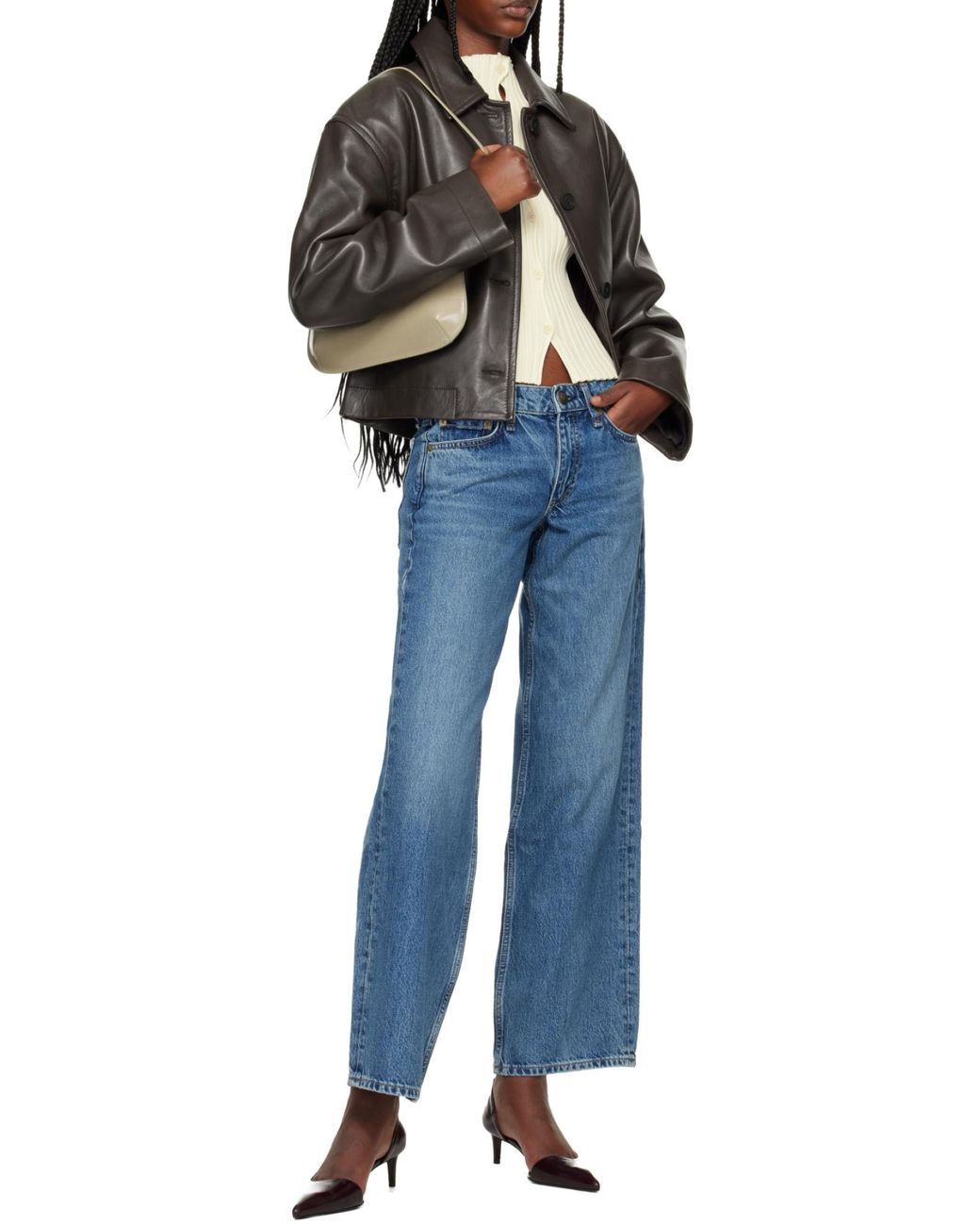 Rag & Bone Blue Straight Jeans