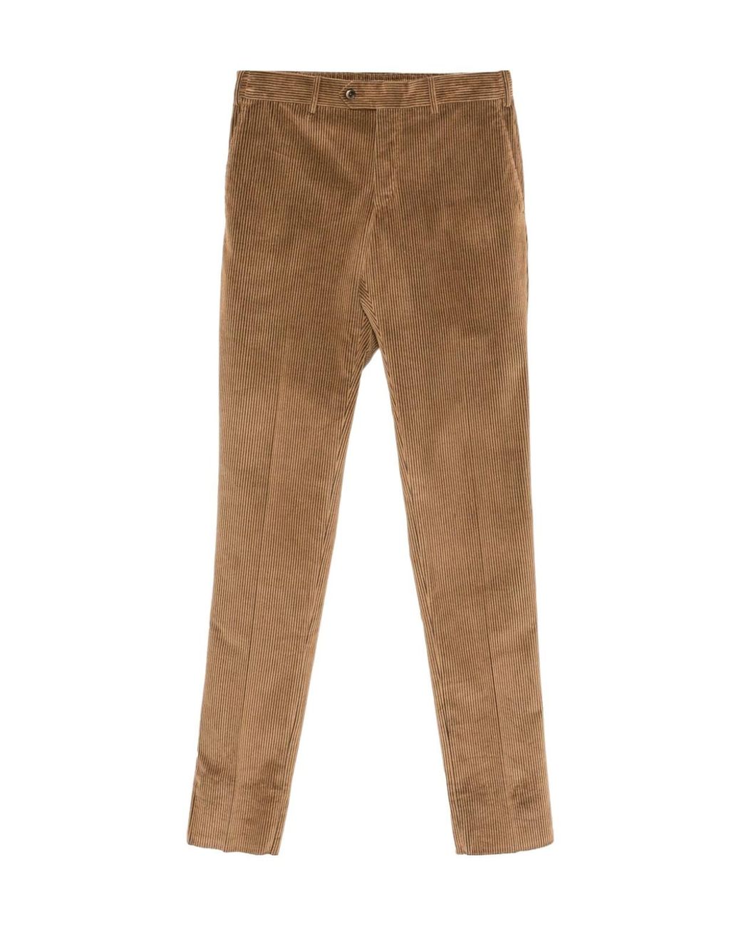 PT01 Brown Corduroy Casual Pants for men