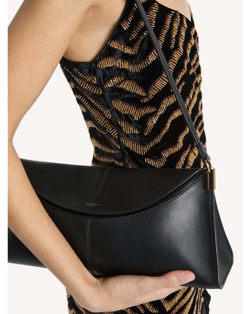 Balmain Black 64-83 Medium Bag