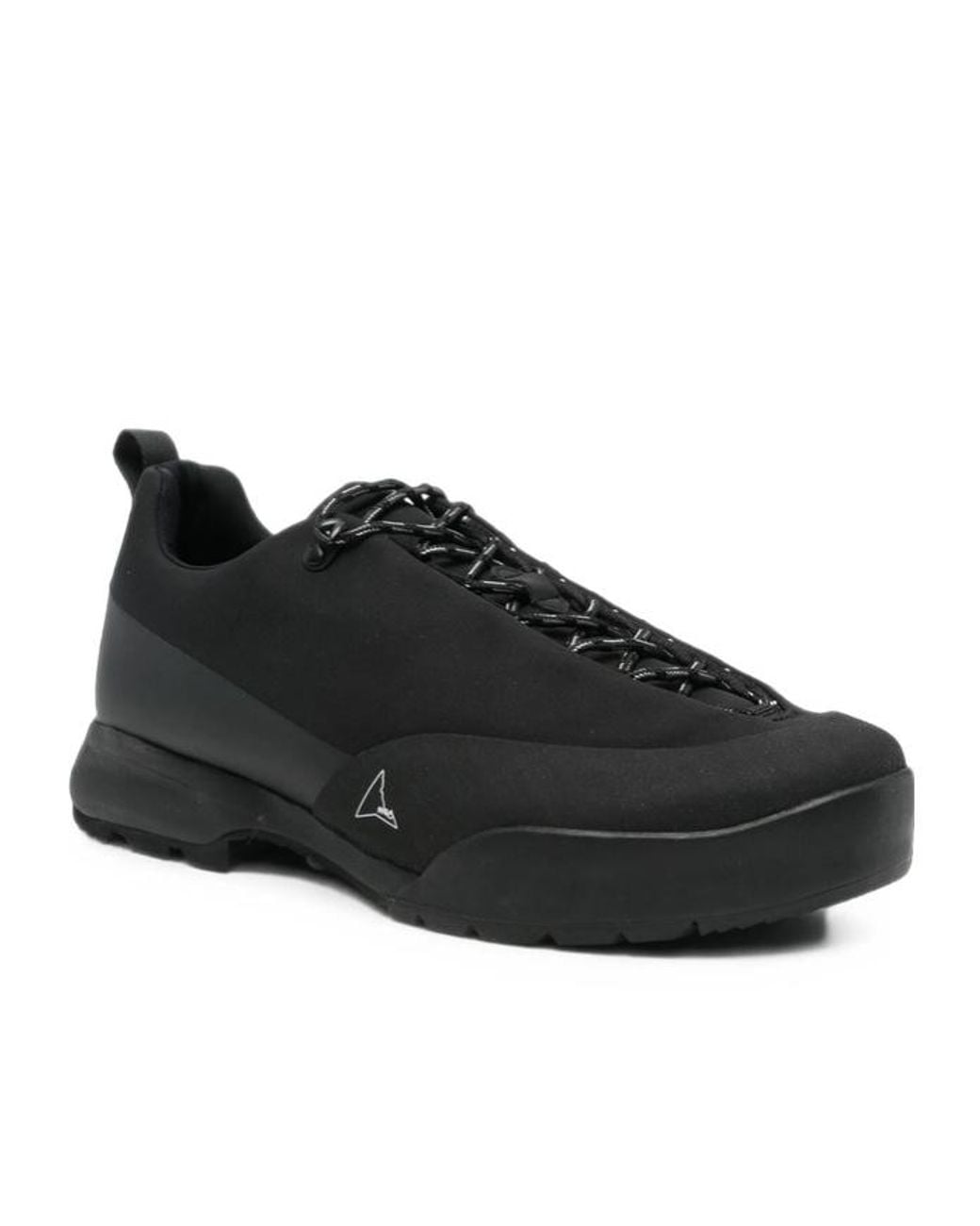 Roa Black Lace-Up Sneakers for men