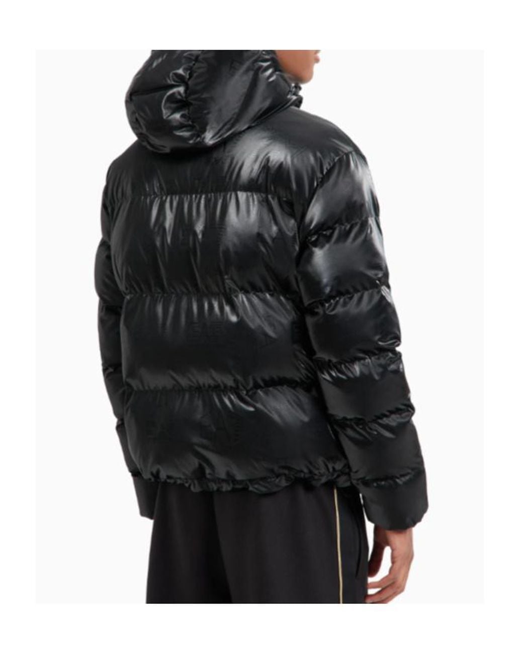 EA7 Gray Winter Jackets for men