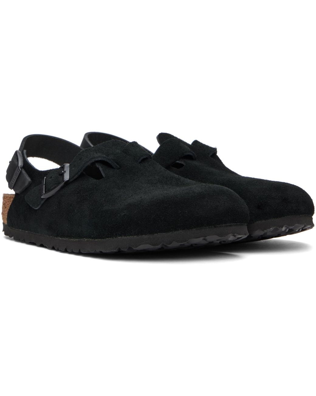 Birkenstock Black Tokio Side-Buckle Slingback Sandals for men