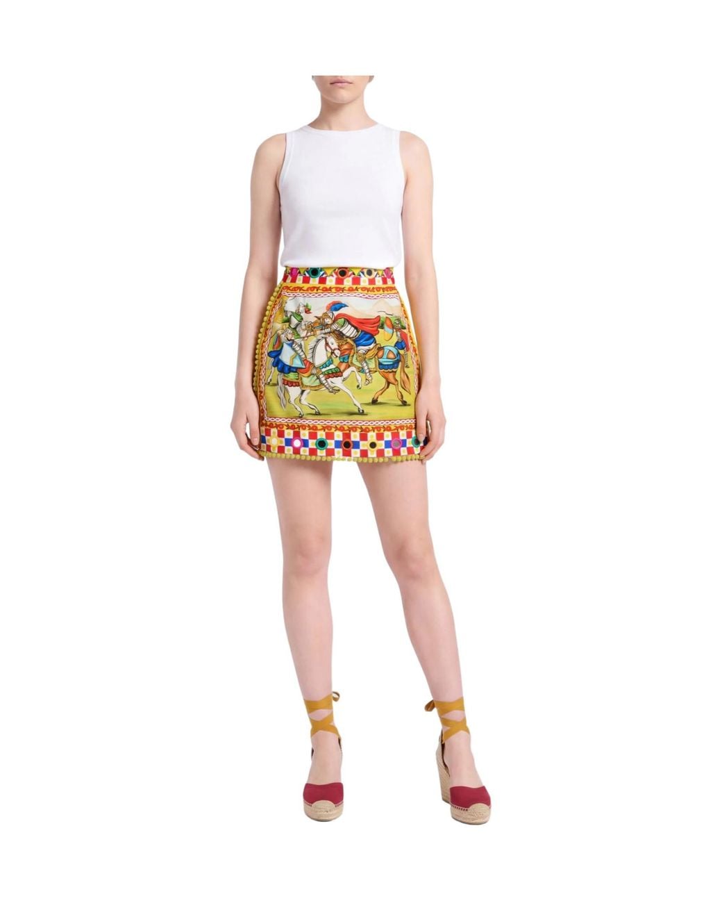 Dolce & Gabbana Gray Multi-Color Patchwork Dress