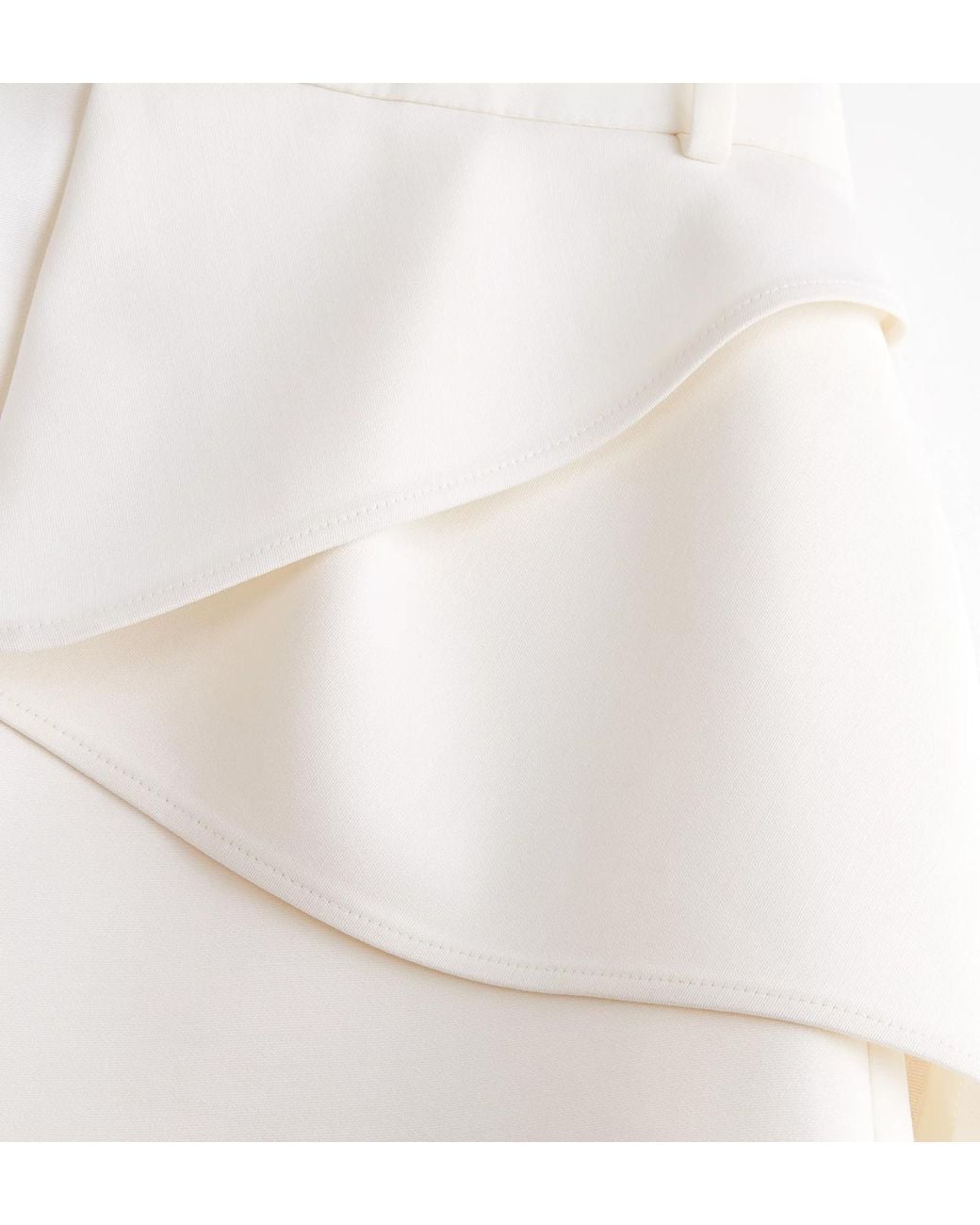 Dior White Draped Regular-Fit Pants