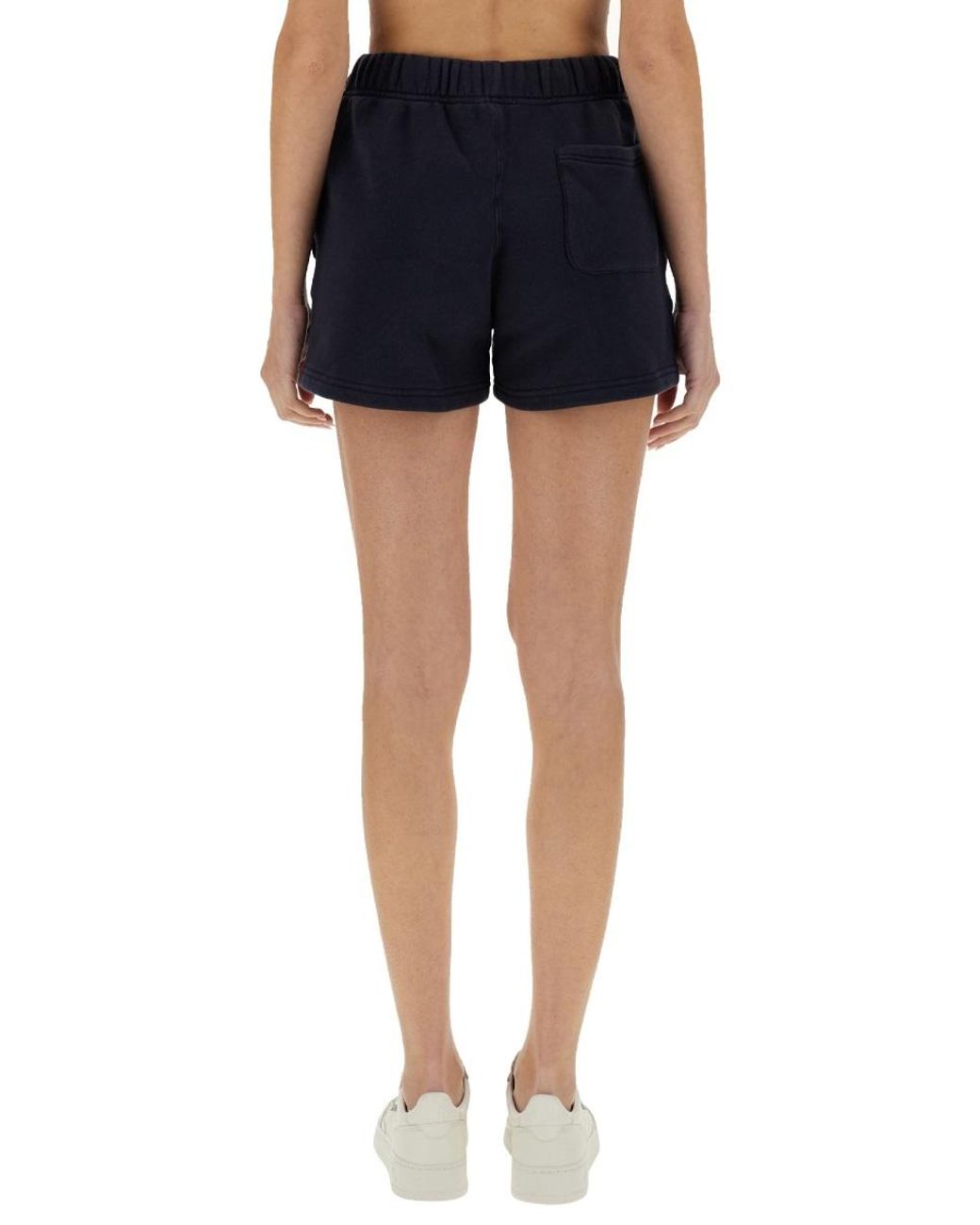 Autry Blue Drawstring Shorts