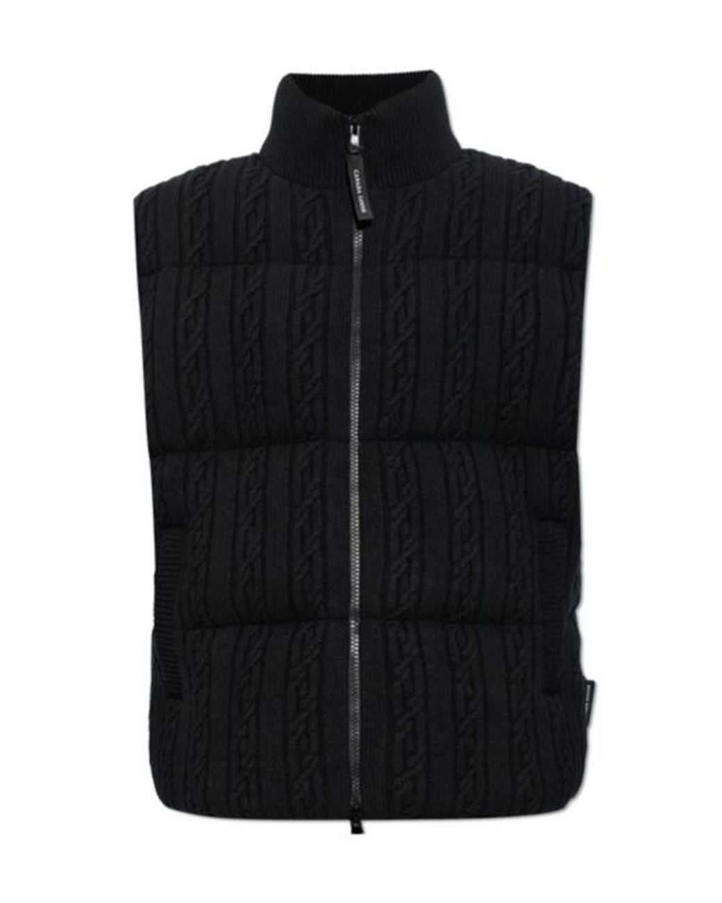 Canada Goose Black Sleeveless Down Vest for men