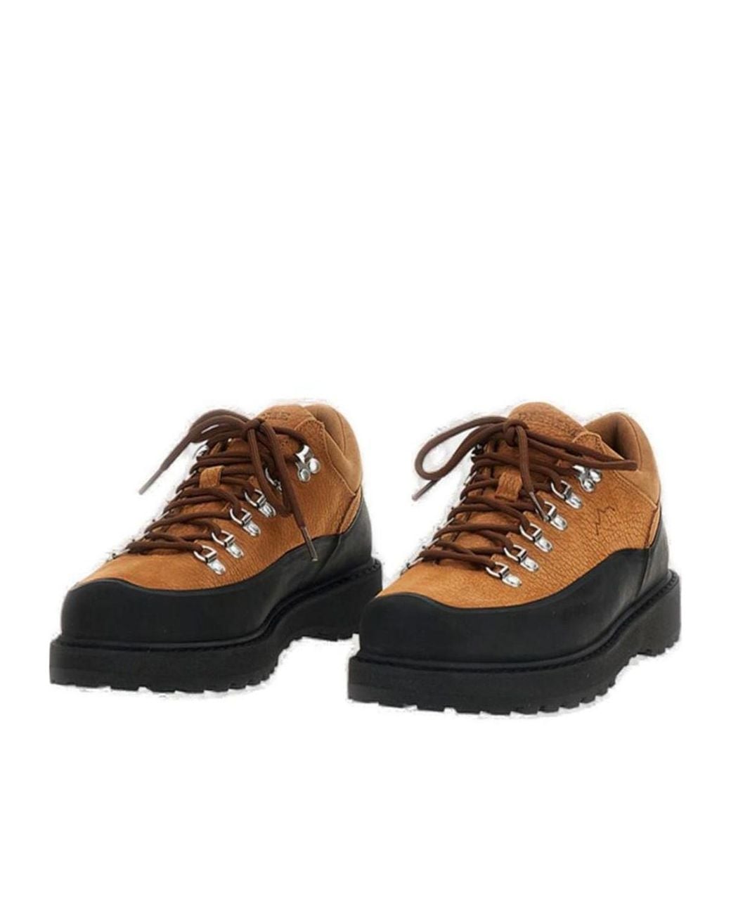 Diemme Brown Lace-Up Urban Trekking Shoes With Suede Upper And Rubber Mudguard for men