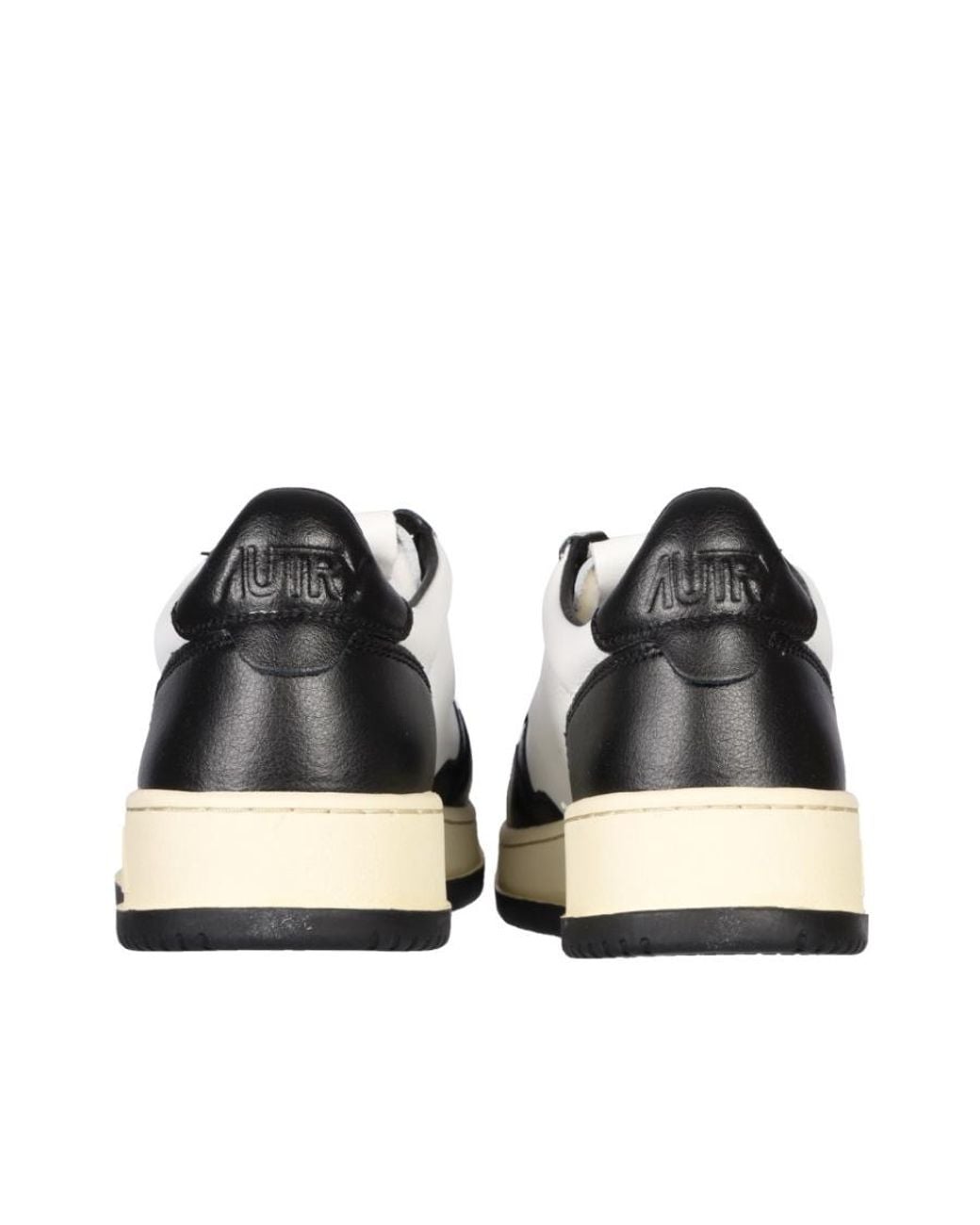 Autry White Aulm Low-Top Sneakers for men
